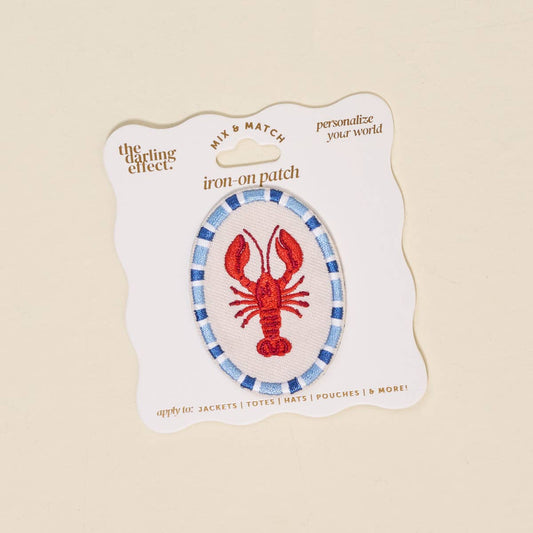 Mix & Match Iron-On Patch–Lobster