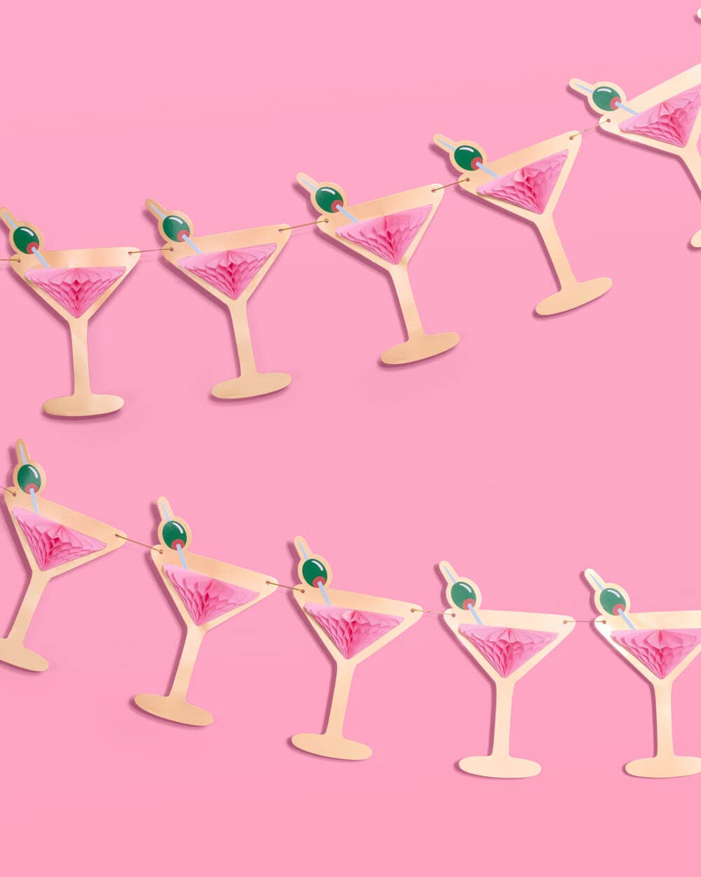 Martini Banner | Tini BIt 3D paper banner