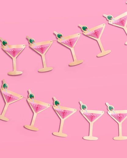 Martini Banner | Tini BIt 3D paper banner