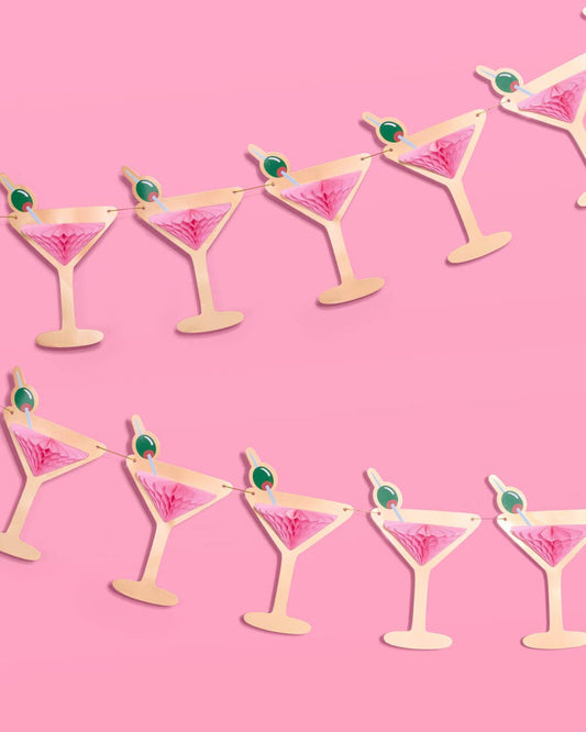 Martini Banner | Tini BIt 3D paper banner