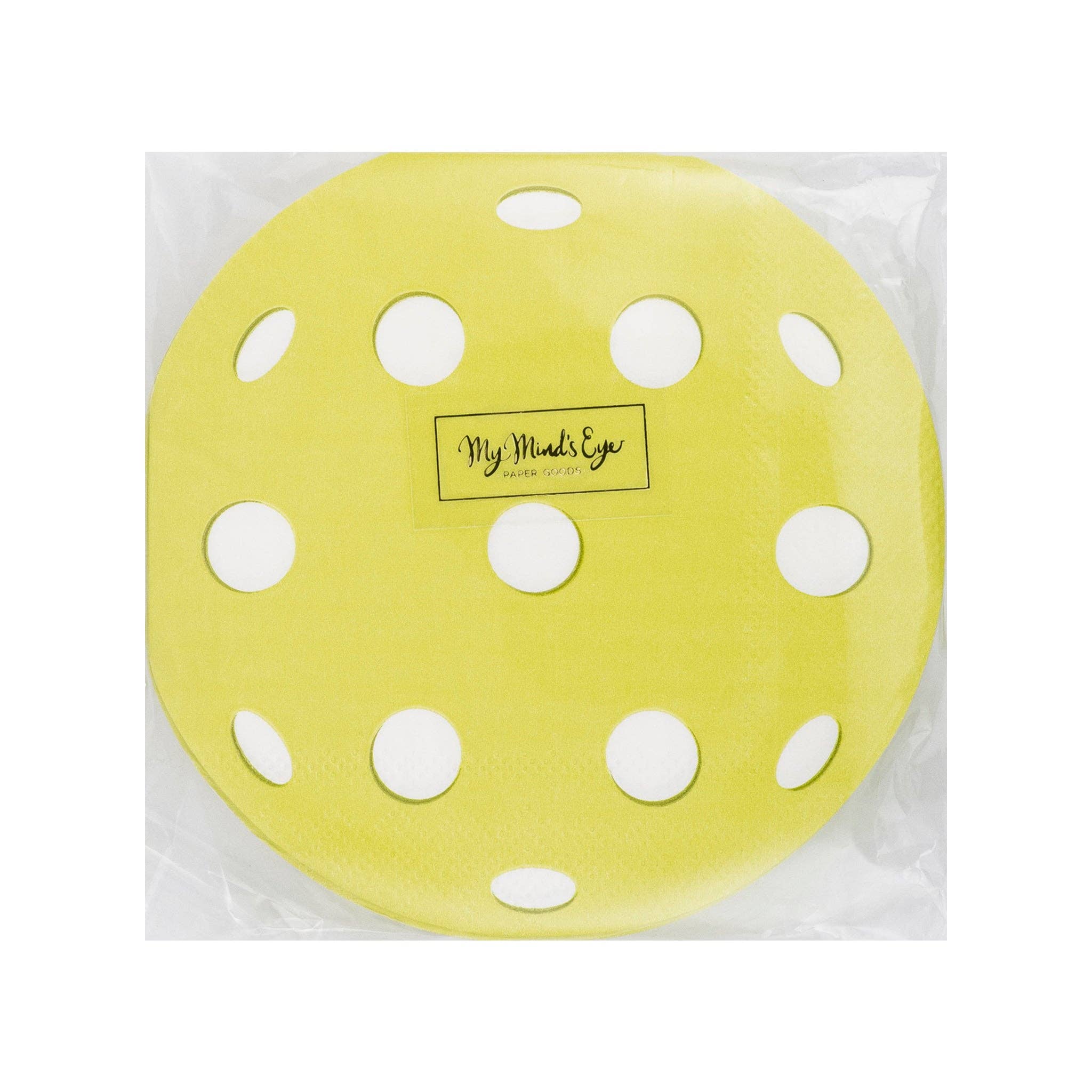 PCK1037 - Pickleball Shaped Paper Cocktail Napkin