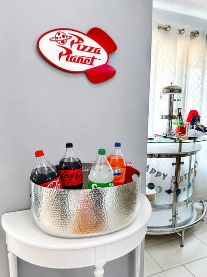 Pizza Planet Rocket Sign: Toy Story Inspired Party Decor