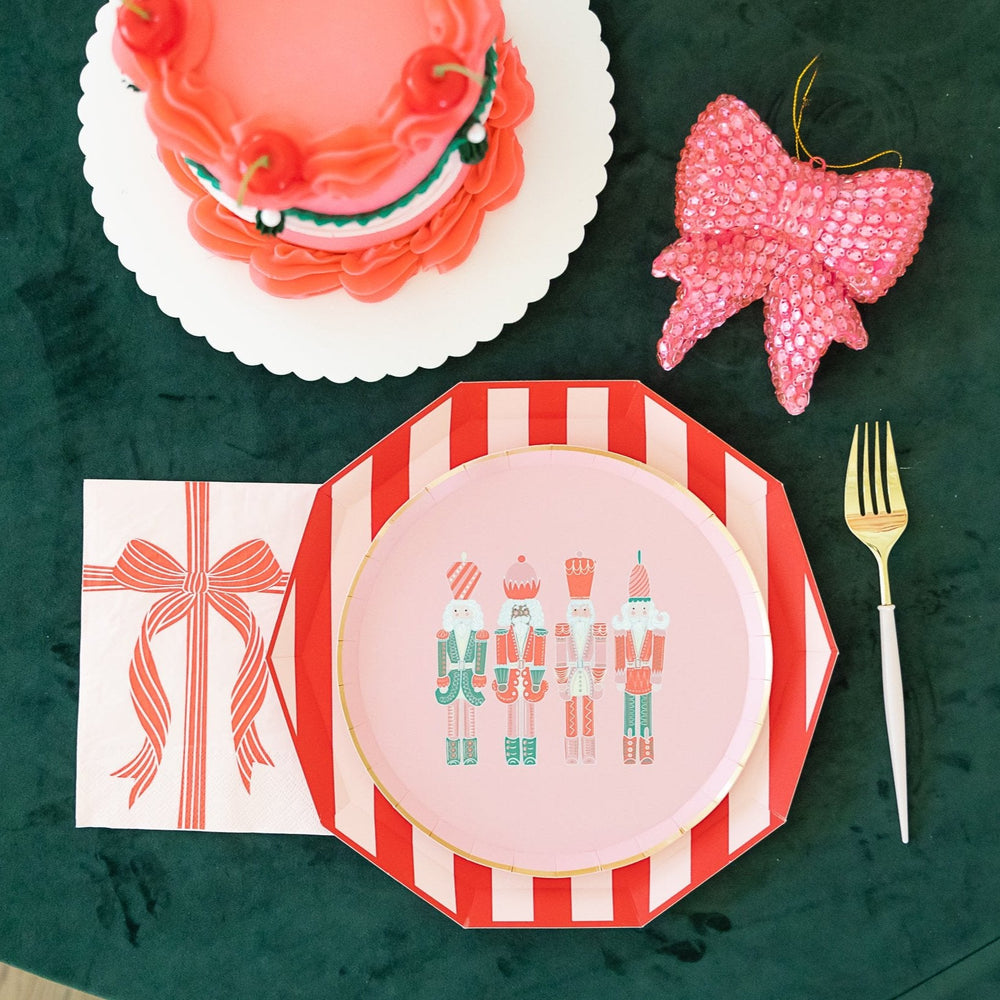 PRESALE: Red & Pink Present Large Napkins