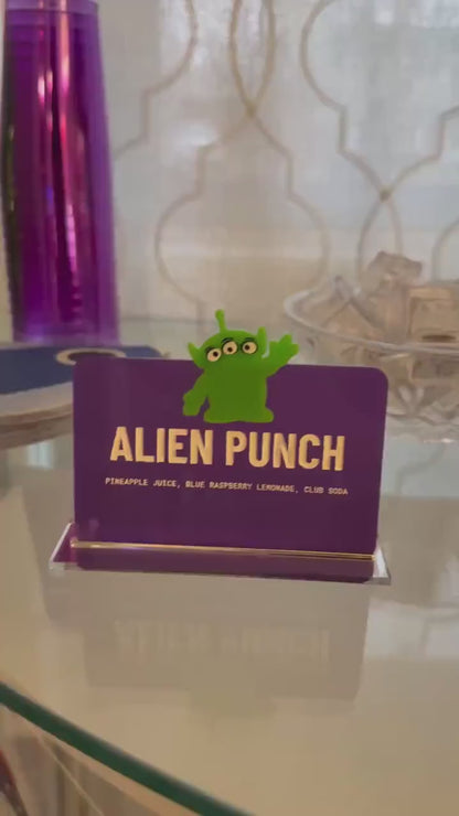 Pizza Planet Alien Mini Sign l Toy Story Inspired Party