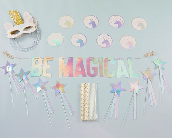 Enchanted Unicorn 49 Piece Party Decor Kit