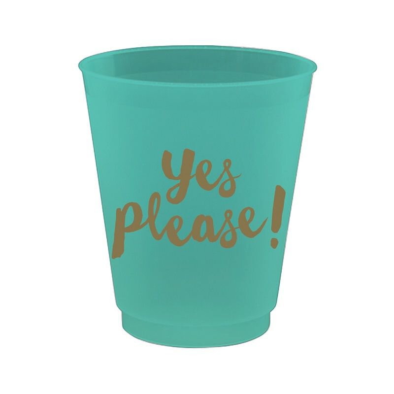Yes Please 4oz Acylic Shot Glasses (8)