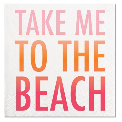 Take Me to the Beach Cocktail Napkins (20)