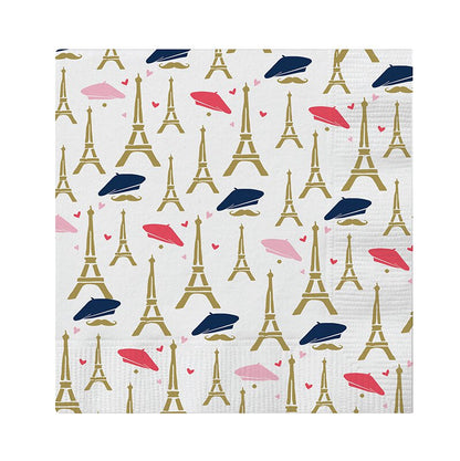 Eiffel Tower Beverage Napkins