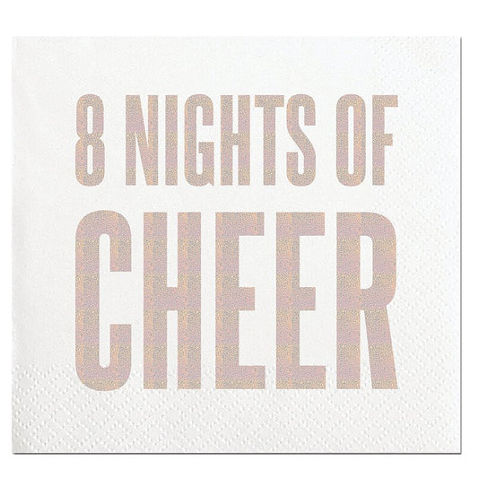 Foil Beverage Napkins - 8 Nights