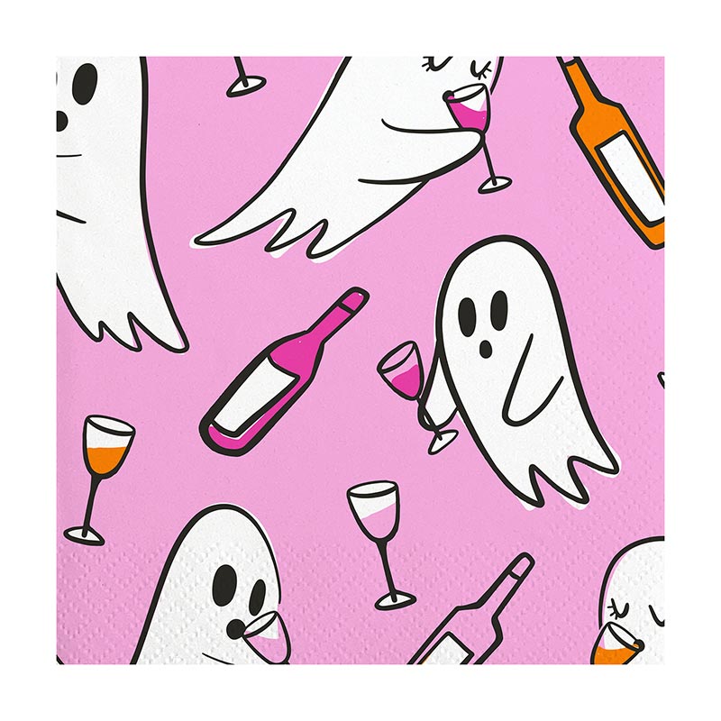 Drinking Ghosts Cocktail Napkins