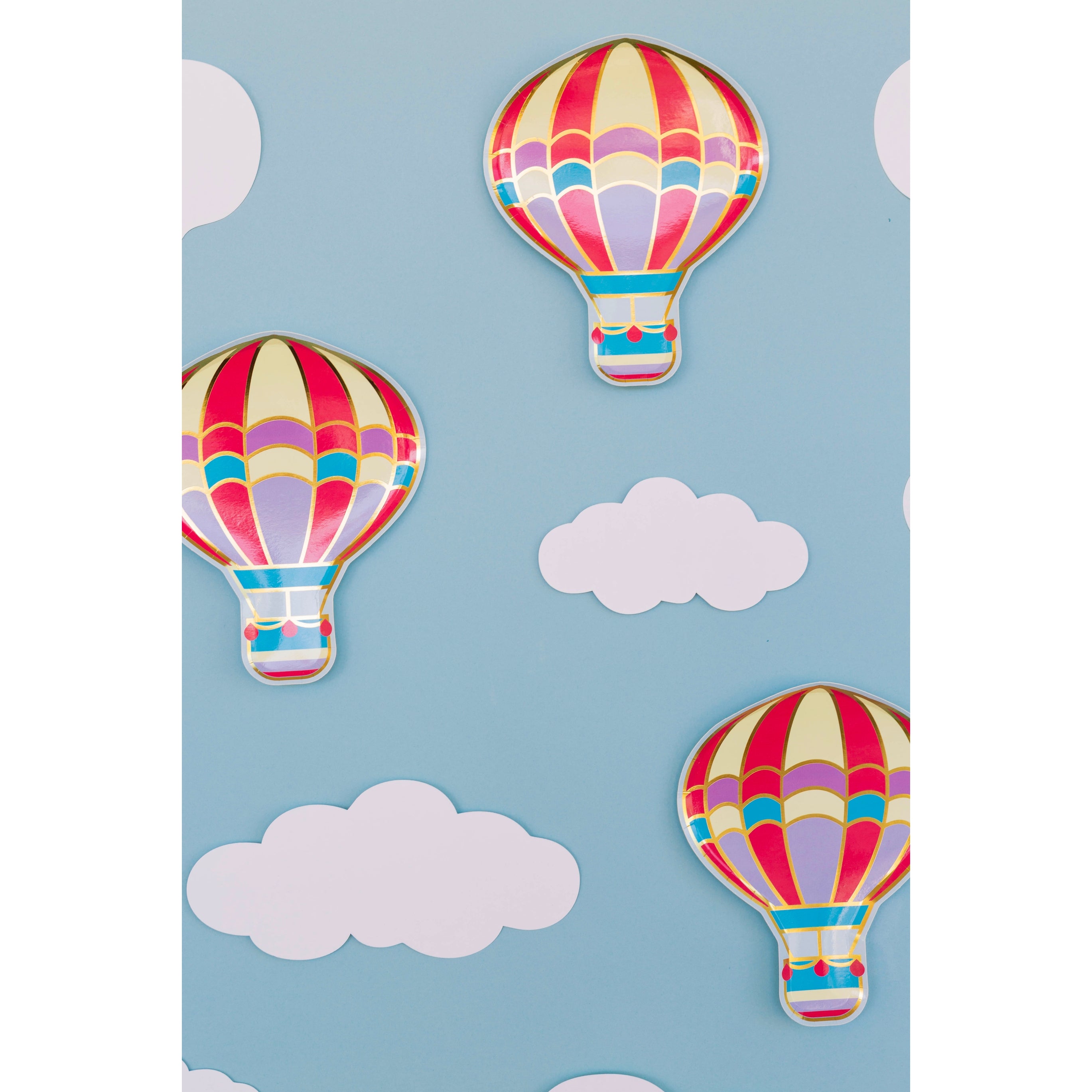 Up, Up & Away, Die-Cut Dinner Plate - 8 Pk.