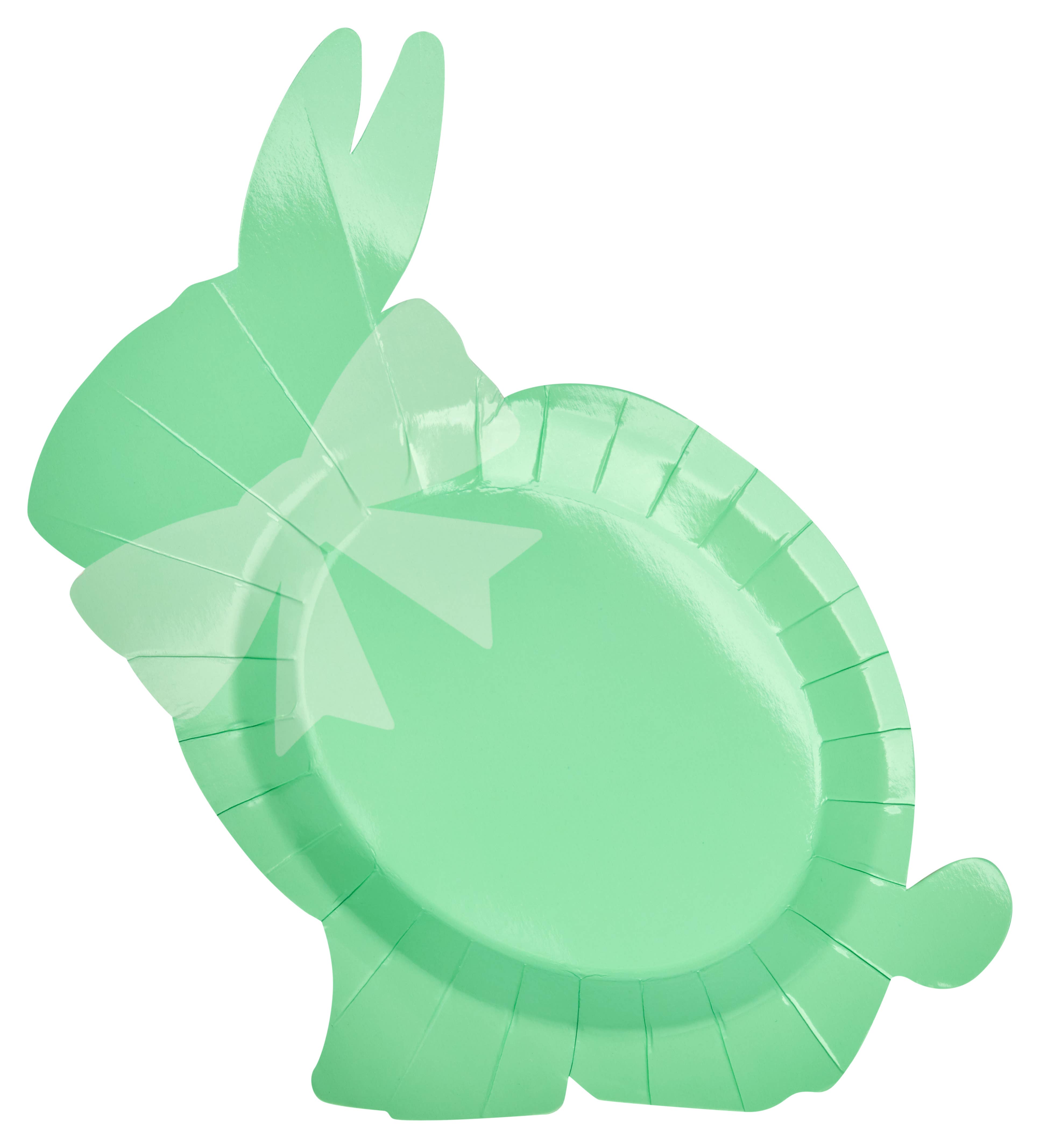 Bunny Plate Hoppy Easter Assorted Color/8ct