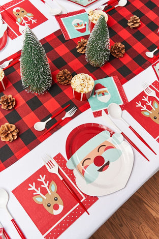 Holly Jolly Santa Salad Plate (8)
