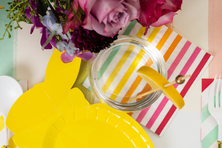 Bunny Plate Hoppy Easter Assorted Color/8ct