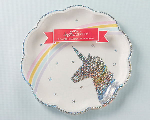 Enchanted Unicorn 9in Premium Paper Plate (8)