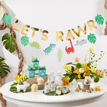 Let's Rawr Dino Banner Set of 2