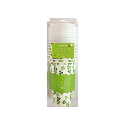 PLLC243 - Lucky You Shamrocks To Go Cups (8)