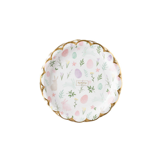 Watercolor Scatter Round 9" Plate (8)