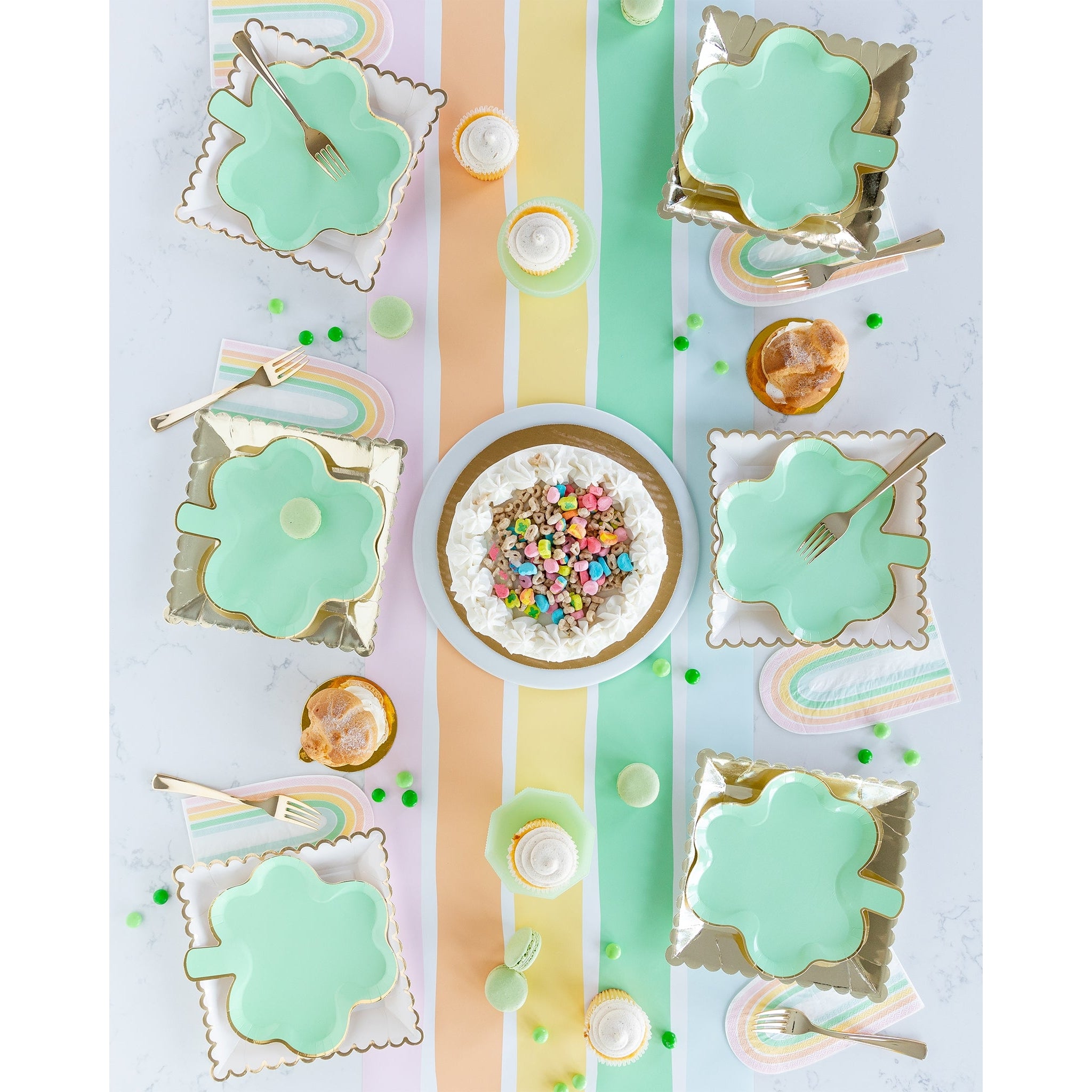 SPD840 - Pastel Clover Shaped Plate