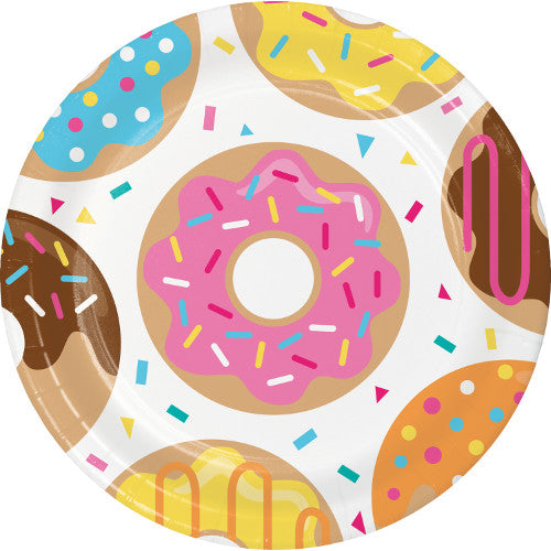 Donut Time 9" Plates (8)