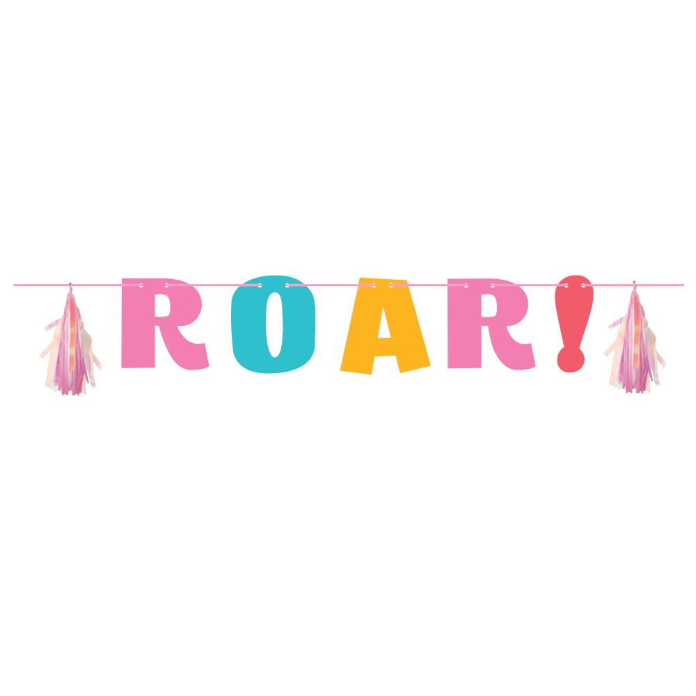 Dino Party "Roar" Banner