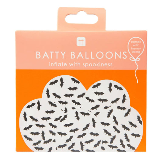 Bat Halloween Balloons - 5 Pack