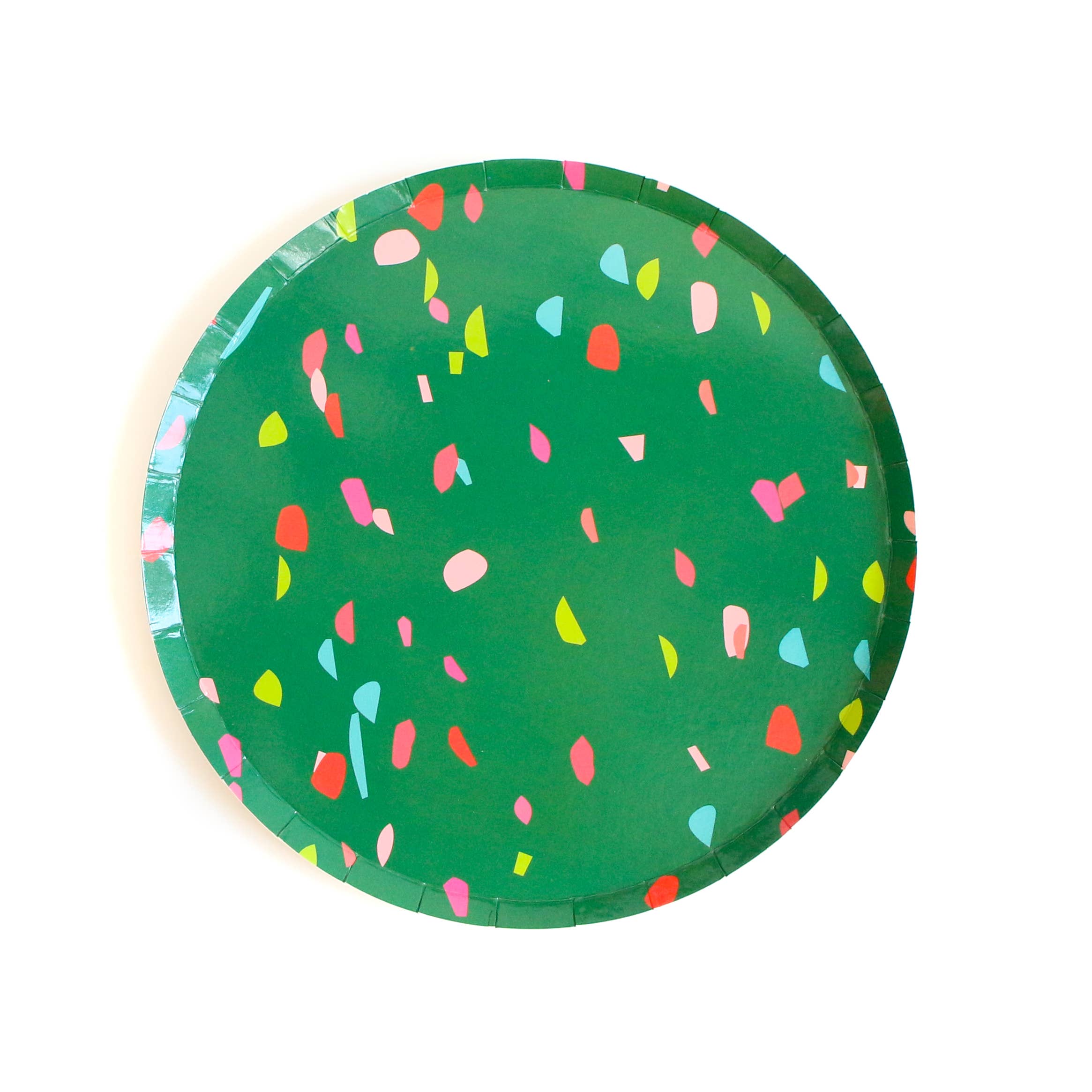 Christmas Confetti 8” Paper Plate (8)