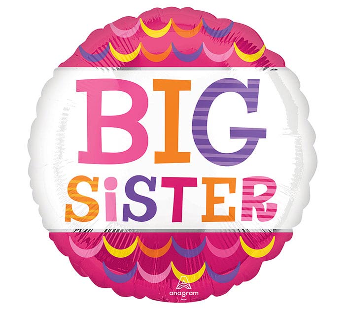 17" Big Sister Balloon