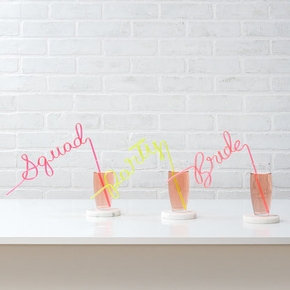 Bride Bachelorette Party Silly Straw