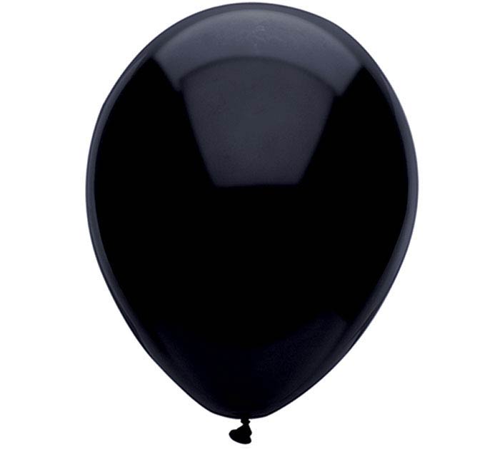 Black 11" Latex Balloon