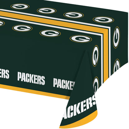 Green Bay Packers Plastic Tablecloth, 54" x 102"