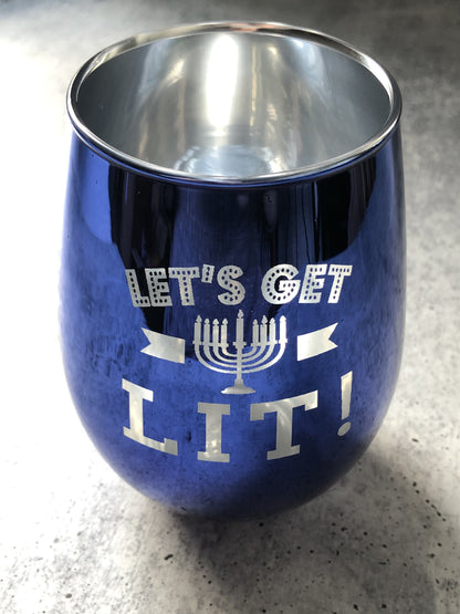Let's Get Lit Glass
