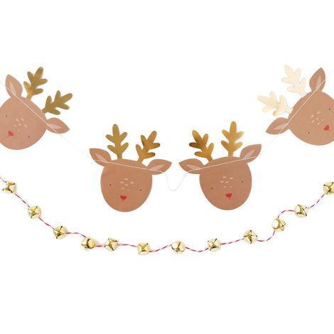 Believe Reindeer / Bells Banner Set