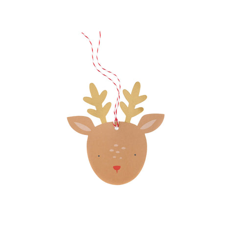 Believe Reindeer Oversized Tags