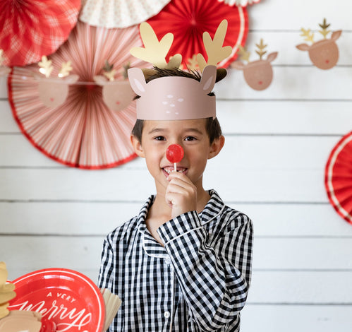 DEAR RUDOLPH REINDEER HAT