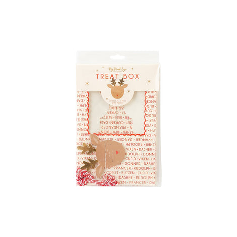 DEAR RUDOLPH REINDEER COOKIE BOX