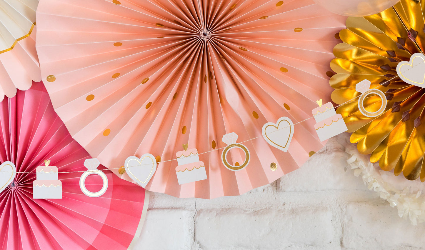 Bride to Be Paper Fans