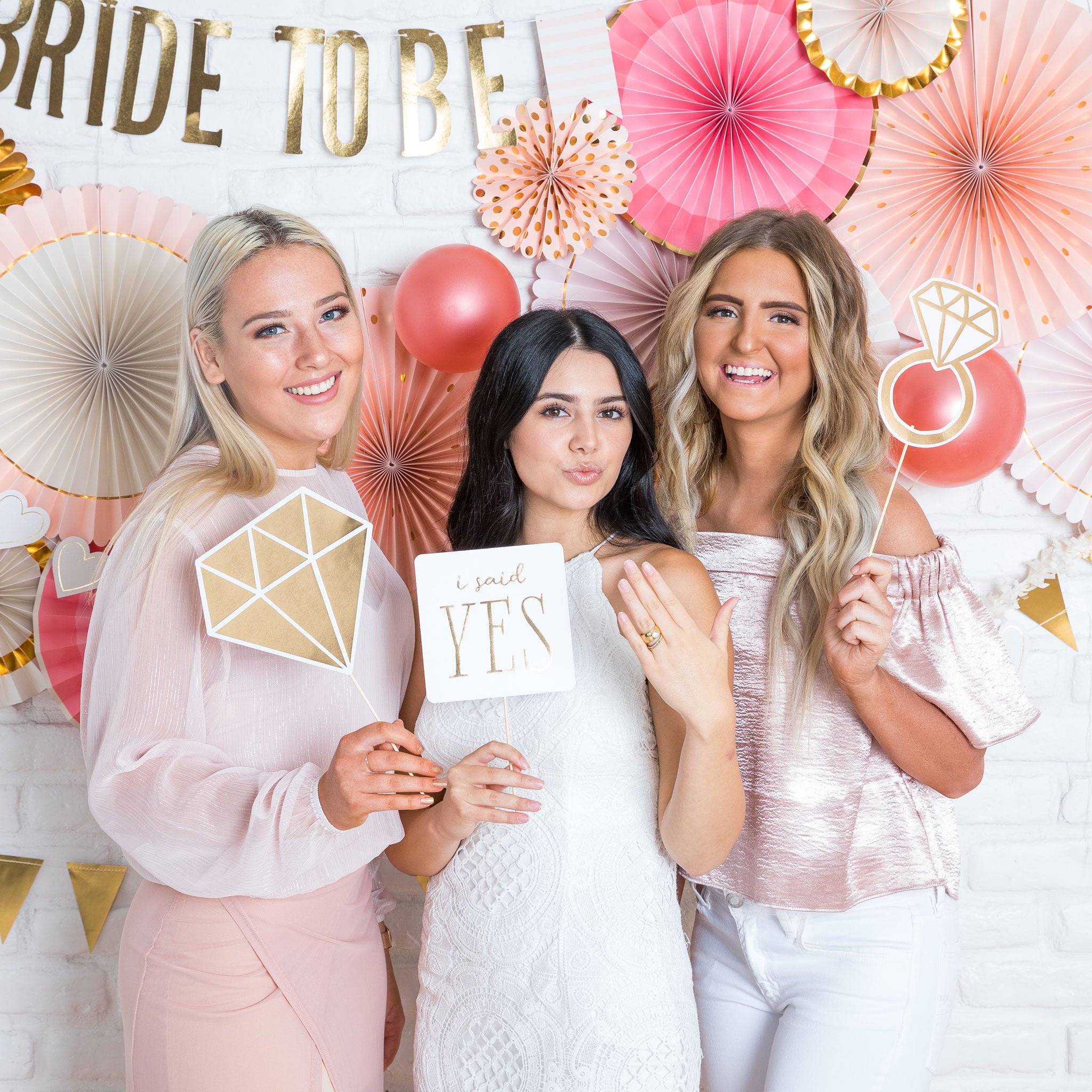 Bride to Be Paper Fans