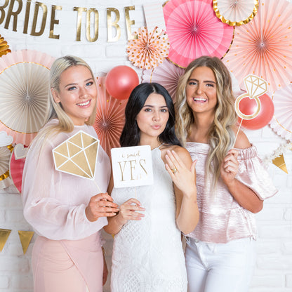 Bride to Be Paper Fans