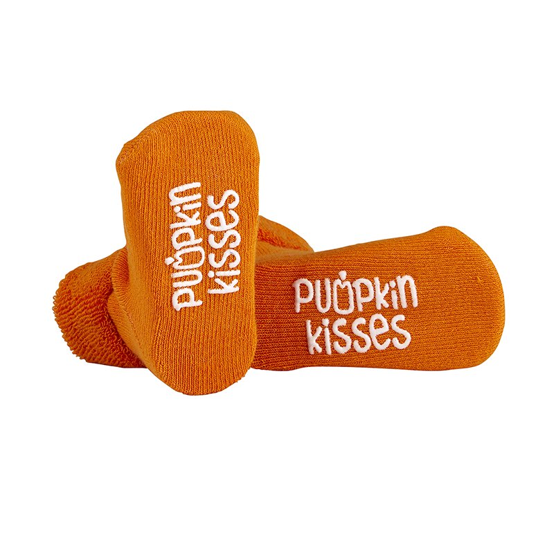 Pumpkin Kisses Baby Socks 3-12 Months