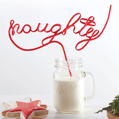 "Naughty" Word Straw