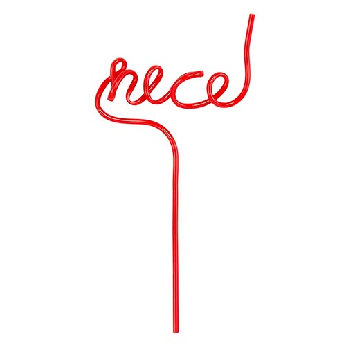 "Nice" Word Straw
