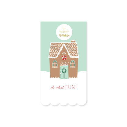 GINGERBREAD SCALLOPED GUEST NAPKIN - Occasions by Shakira Collaboration