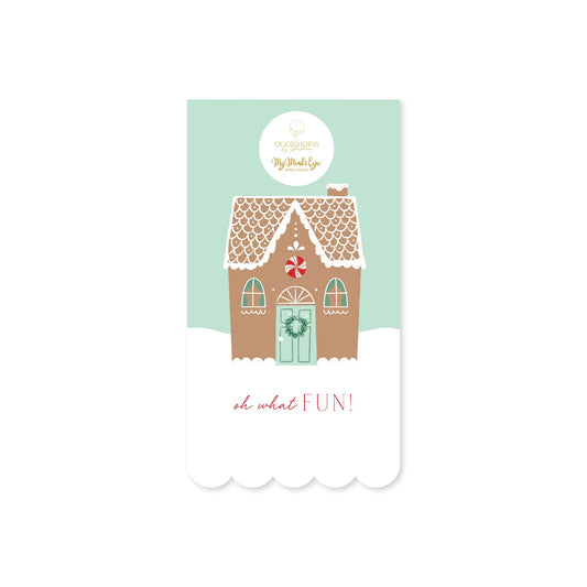 GINGERBREAD SCALLOPED GUEST NAPKIN - Occasions by Shakira Collaboration