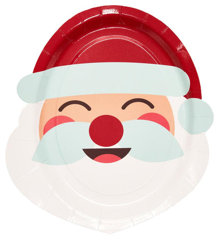 Holly Jolly Santa Salad Plate (8)