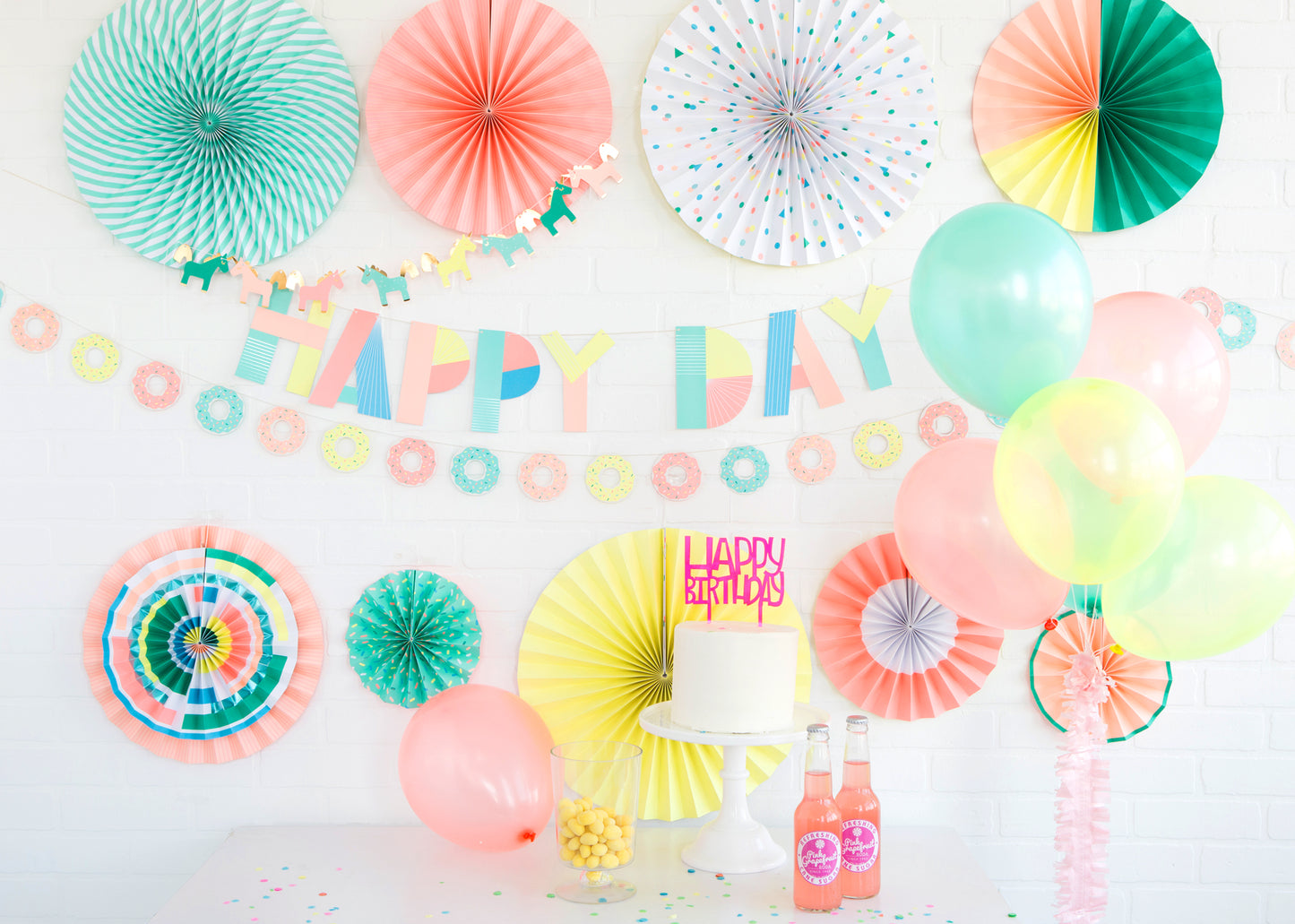 Neon Donut Banner