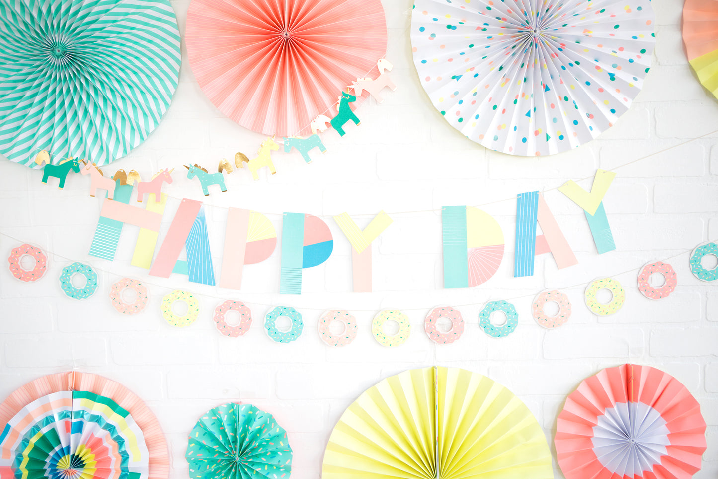 Neon Donut Banner