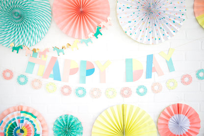 Neon Donut Banner