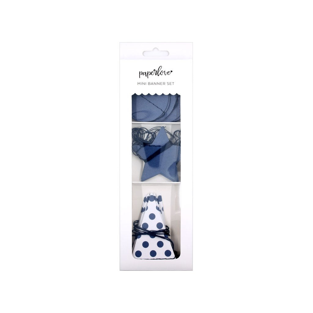 Paper Love Mini Blueberry Banner Set