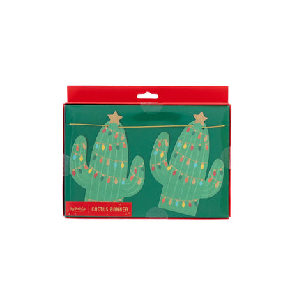 Christmas Cactus Banner